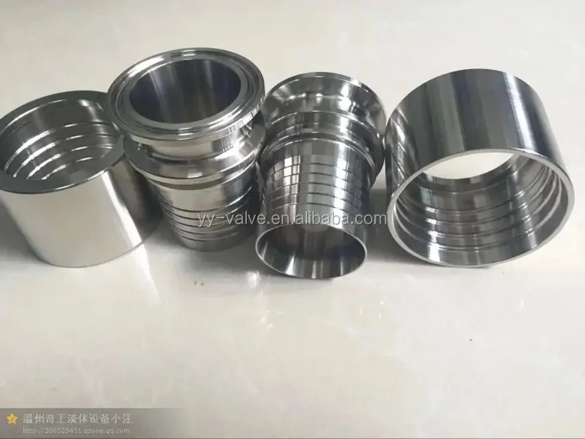 
sanitary stainless steel SS304 SS316L TC clamp threaded ferrule male female ferrule 