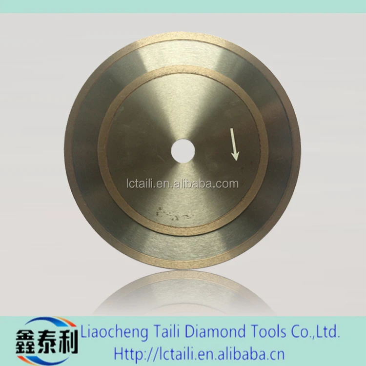 High precision ultra thin diamond / CBN cutting wheel for glass processing