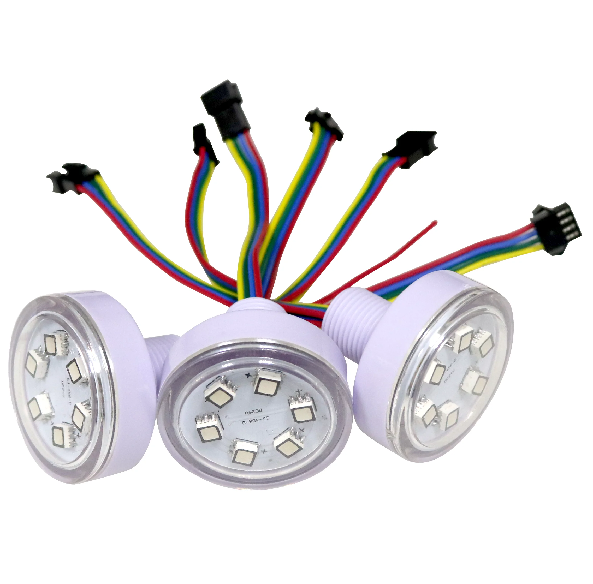 SFTC function IC 8206 5050 RGB LEDS 45mm LED PIXEL LIGHT for amusement park rides