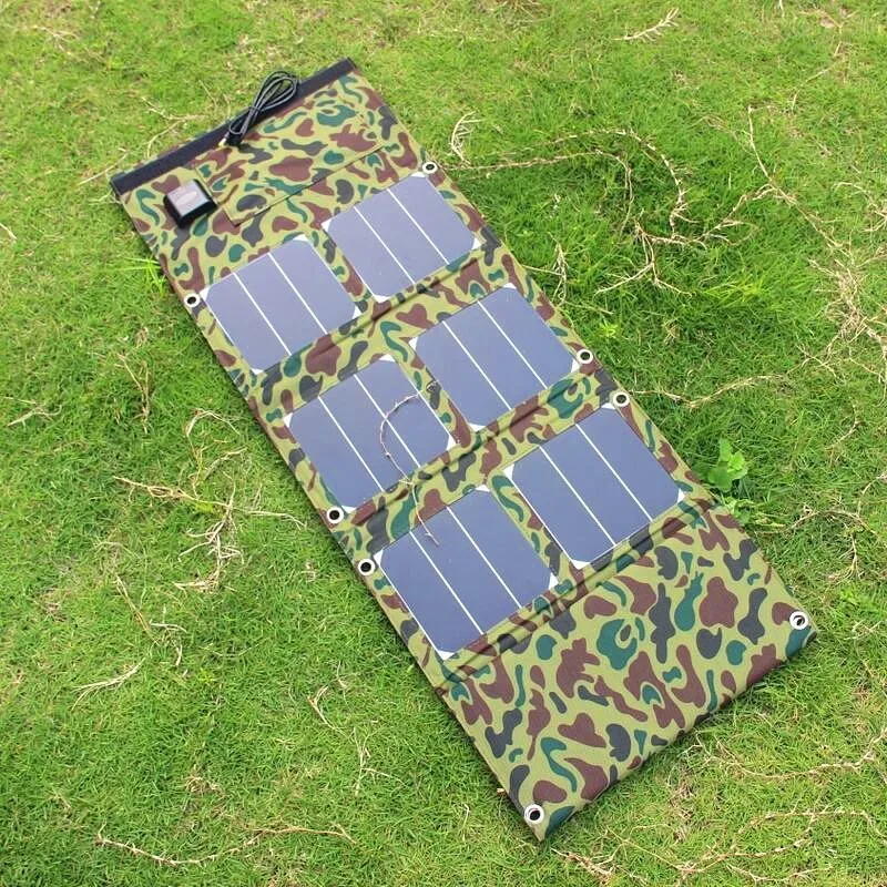 40W 5V USB and 12V DC Output Sunpower Foldable Solar Panel Charger portable solar charger For Mobile Phone Power Bank Laptop