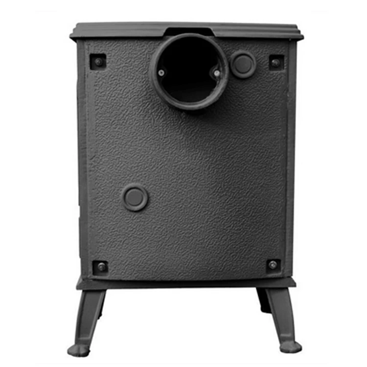Smaller Cast Iron Glass Window Secondary Burn Wood Coal Burning Stoves Top Or Rear Flue