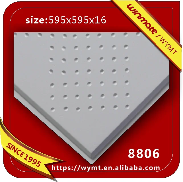 Китайский супер производителей гипса потолочной плитки с конкурентоспособная цена