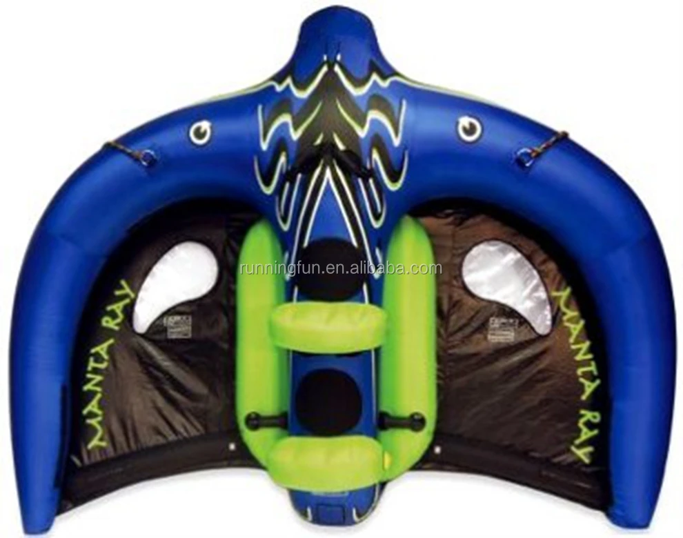 Inflatable Manta Ray Flying Towable Watercraft, Inflatable Flying Fish Water Game Toys