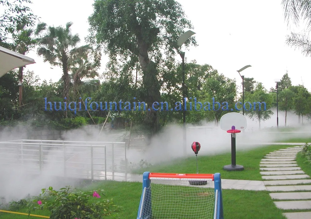 
Outdoor Cooling Fog Machine Mist System Garden Dancing Water Fountain Landscaping Decor 