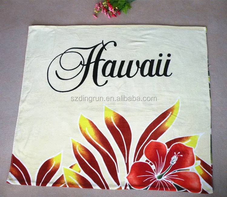 Guangdong Light Textile Cheap Hawaii Beach Towel Wholesale