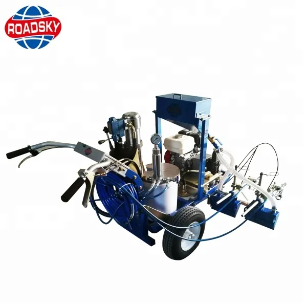 Hand Push Pavement Line Cold Solvent Road Marking Machine