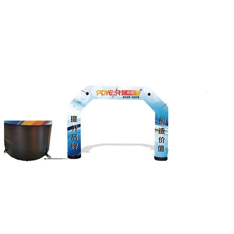PDyear advertising promotional logo tradeshow fabric print  race events  sports inflatable air arches gate