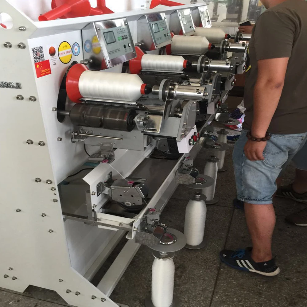 
textile machine oiling embroidery thread winding machine 