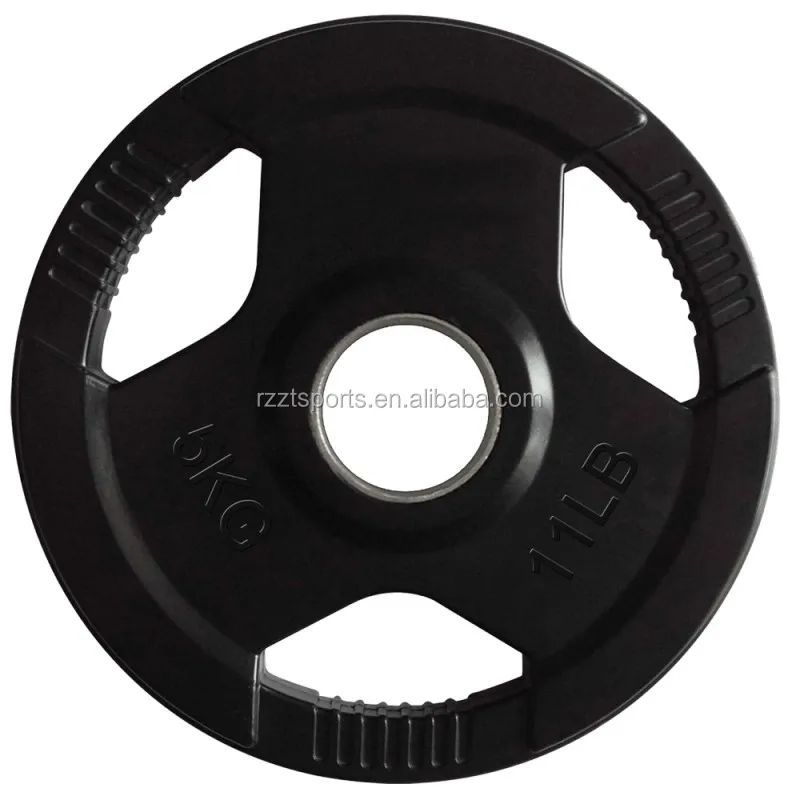 black rubber encased commerical EZ grip 20kg cast iron weights