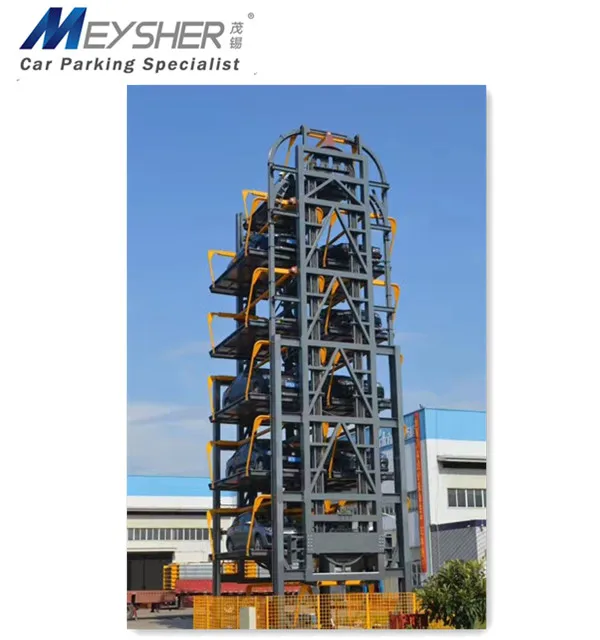 Siemens PLC control vertical rotary parking system,CE Approval smart rotary parking equipment