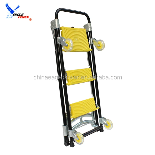 
4 in 1 multi-purpose steel folding trolley & magic step ladder 