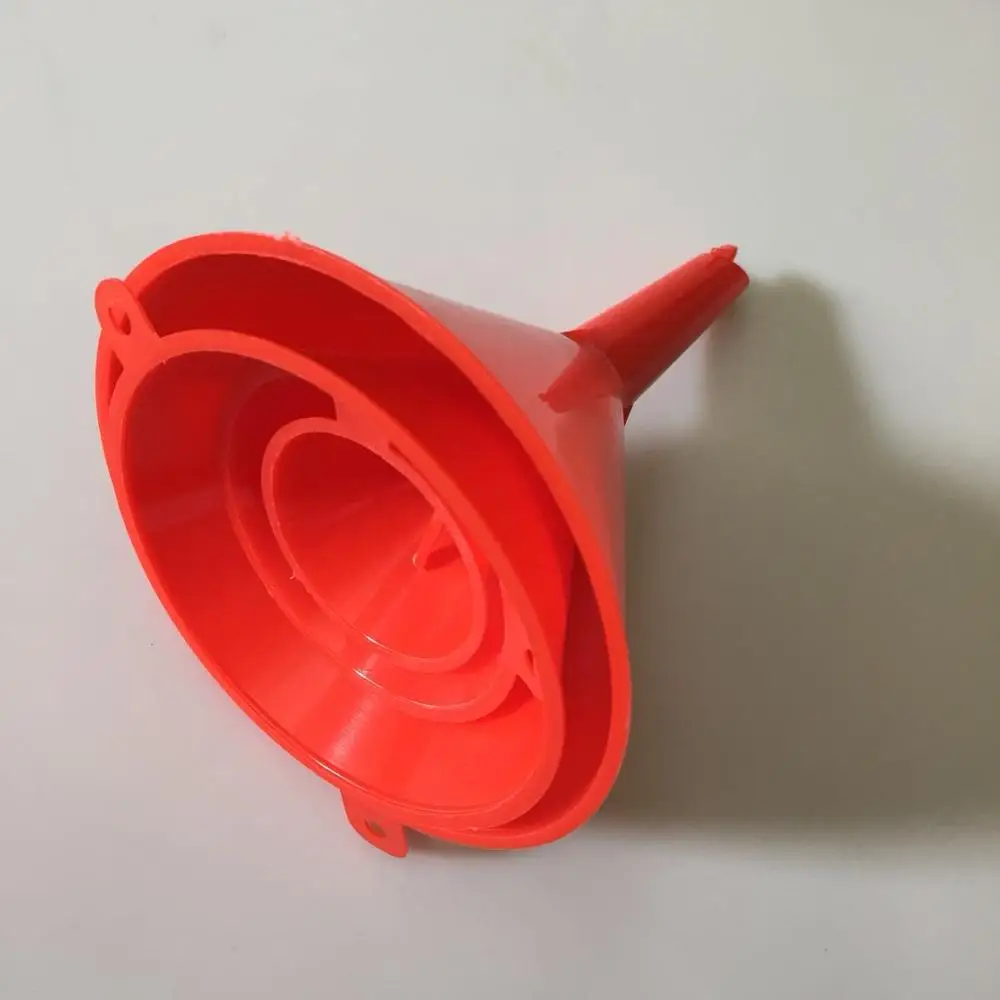 red/blue plastic 4pcs set oil funnel for kitchen tool