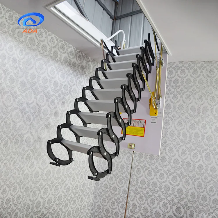 Hot New Products Aluminium Access Roof Accordion Attic Stairs