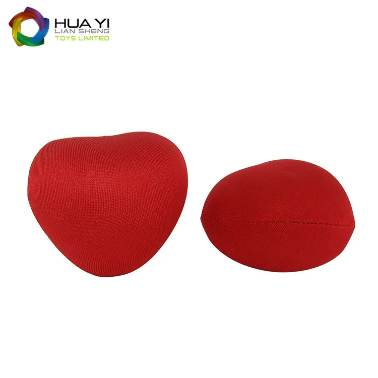 Medical Soft Material Strengthen Hand Exercises Relief Stress Squeezing Smiley Ball Heart Stress Ball With Free Sample