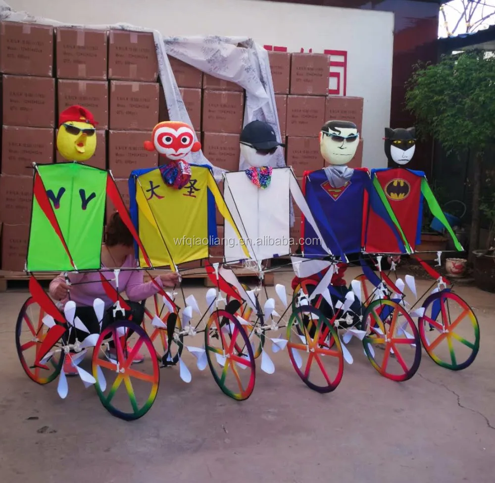 2018 new design bicycle kite bike kite for sale
