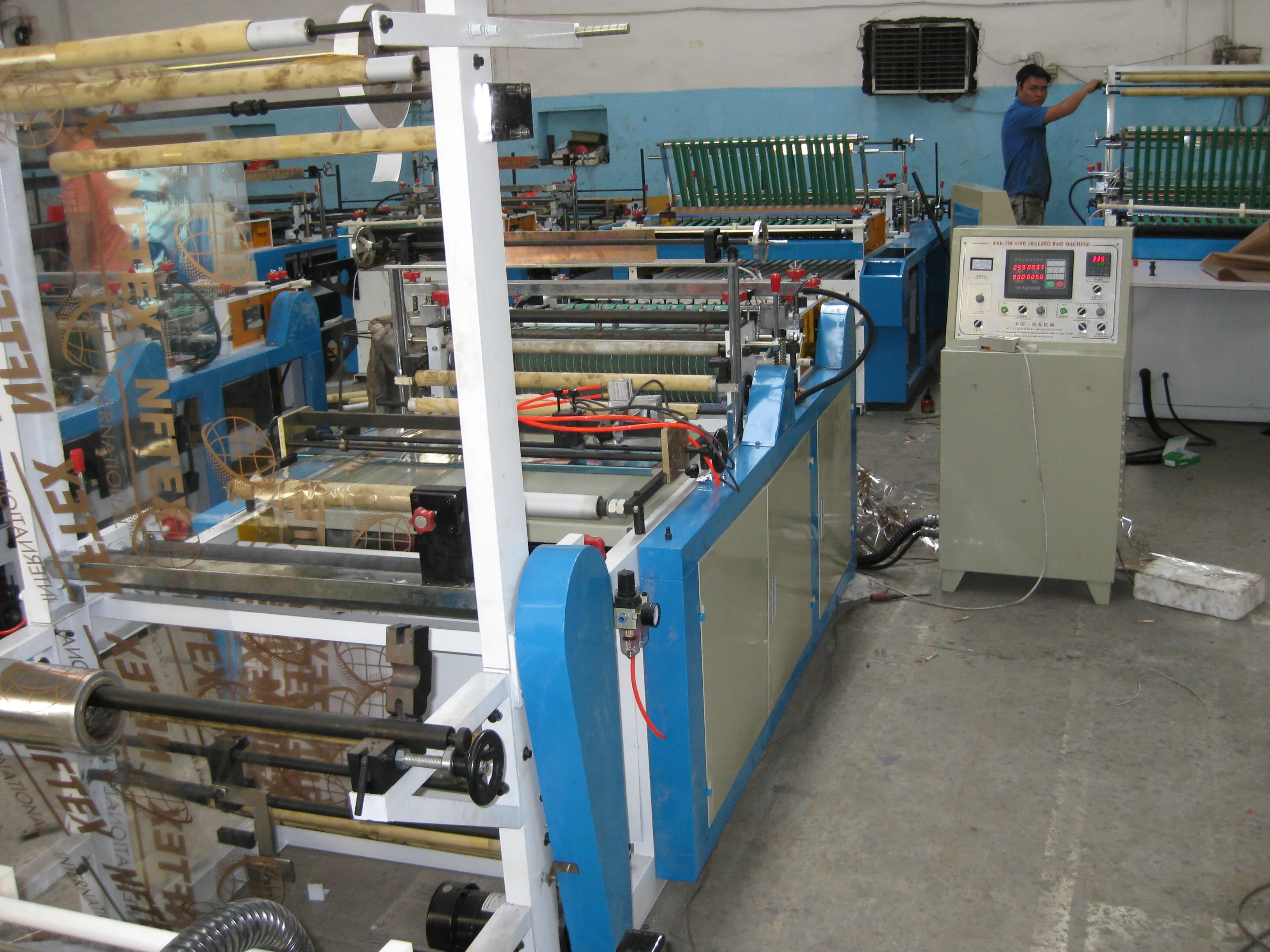 RDL-600 BOPP/OPP/PP/PE Double Side Sealing & Cutting Plastic Bag Making Machine