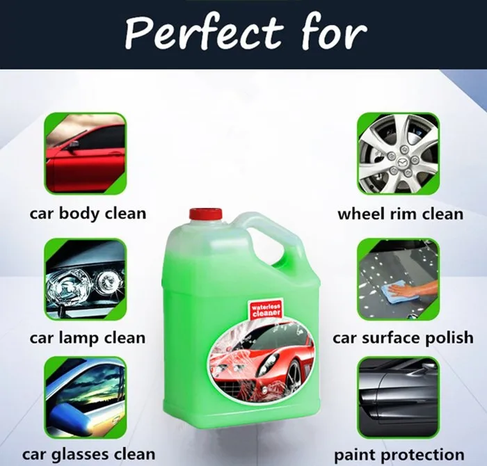 Self Service Waterless Wash Highly Concentrated For Automatic Mobile Car Cleaner Care Liquid Products Stain Remover