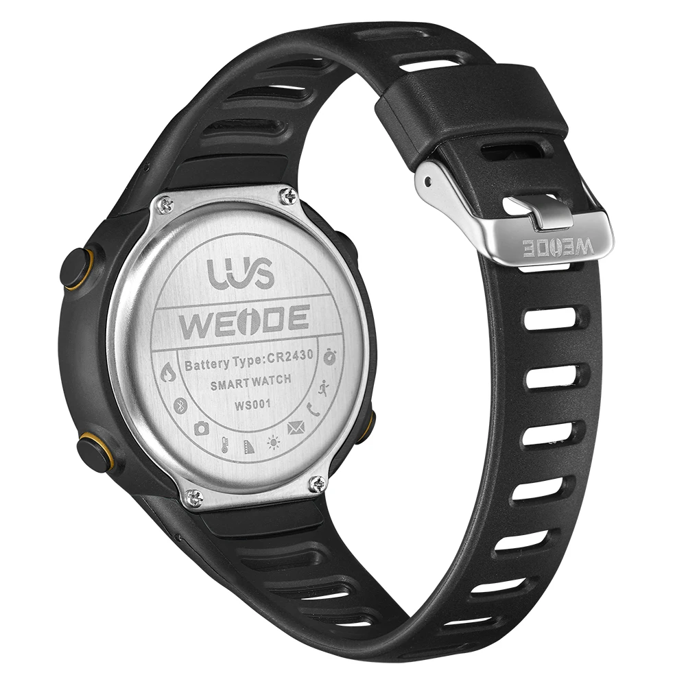 WEIDE WS001-2C New Style Multifunction 18 Months Battery Life Smart Watch 5 ATM Humidity Altitude UV Rays Connect Phone Watch