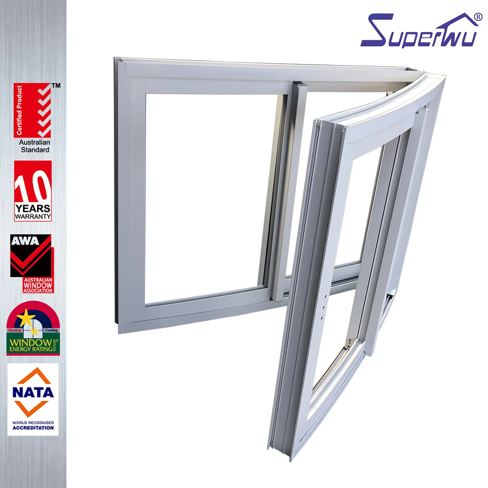 Aluminium alloy fire rated sliding windows for residential