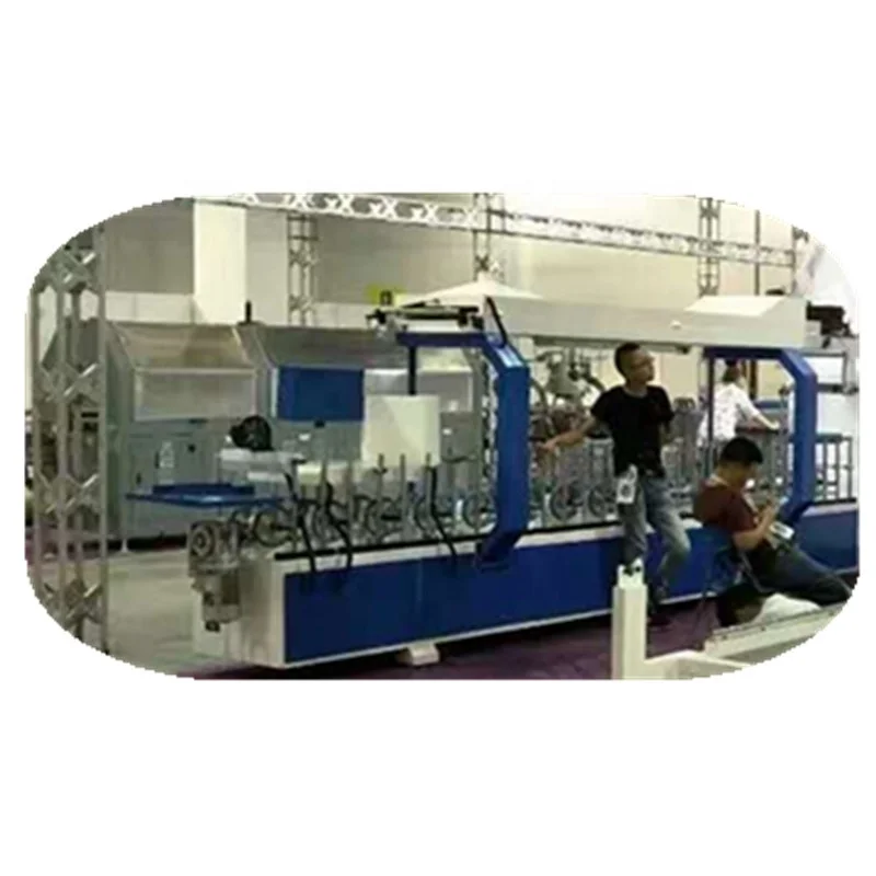 
MS-600A PVC film cold glue wrapping machine for profile 13 