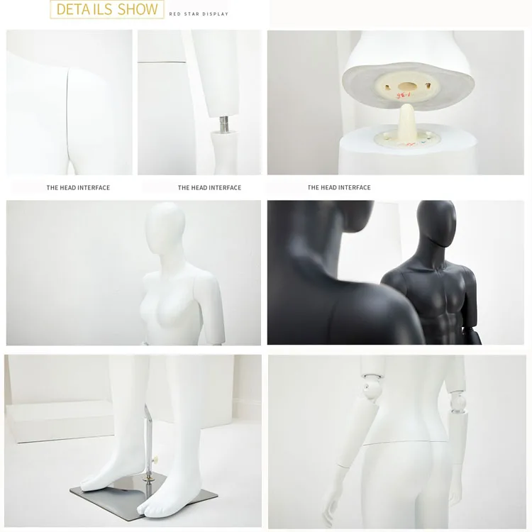 XINJI Male flexible  Male Dummy Adjustable Movable Hand Mannequins For Window Display