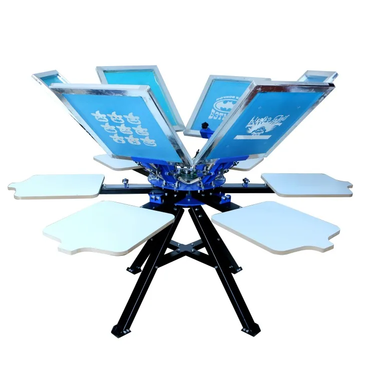 multi-color silk screen printing machine for clothes manual screen printer