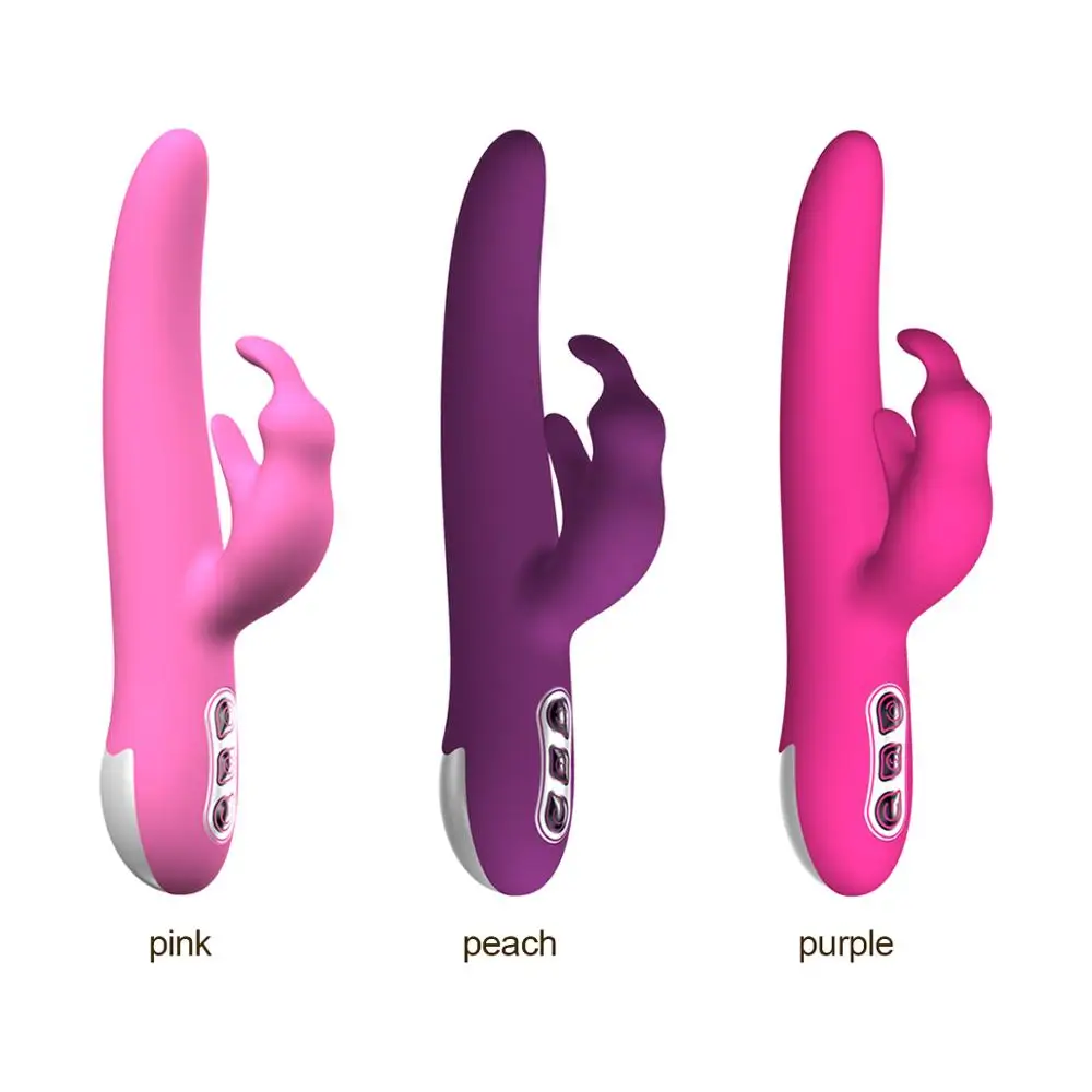 Ylove 360 Degree Rotation G-spot Rabbit vibrator Stimulator Vagina Vibrating Dildo For Women Vibrator Adult Sex Toys