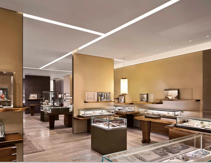 modern customized interior design ideas jewellery shops