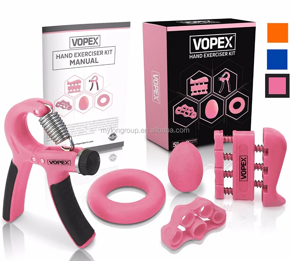 
Hand Grip Strengthener Workout Kit (5 Park) Hand Gripper Finger Exerciser Finger 