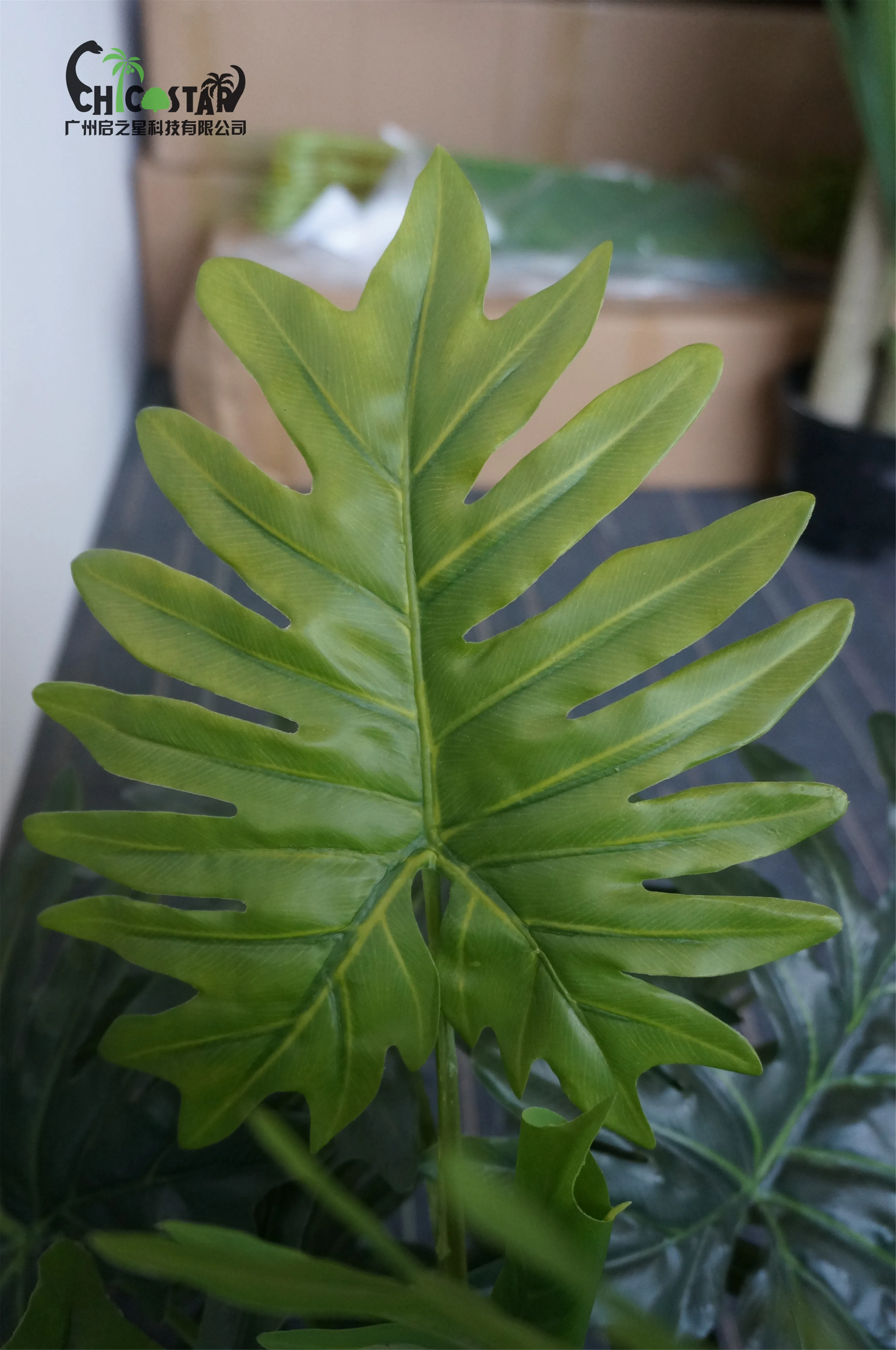 Wholesale 60cm Decorative Artificial Philodendron Plants / Indoor Cheap Small Artificial Plants for Home Decor Trees PE, Plastic