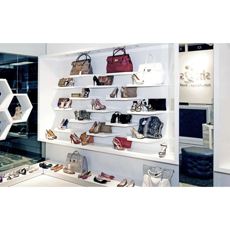 LUX Design Luxury Style Shoes Store Fitout,Shoes Shop Interior,Store Rack For Store