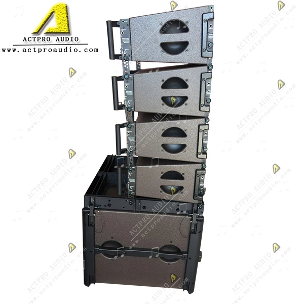 KR208 passive active line array system daul 8 inch line array speaker with amplifier professional audio sound China Actpro Audio