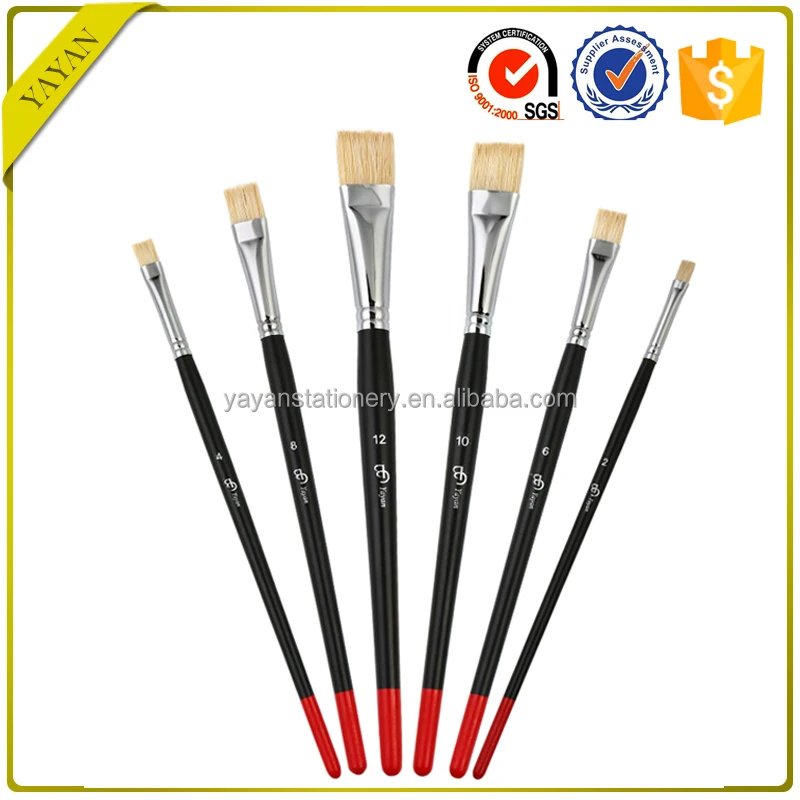 Gualified Art Factory Best Chung King Bristle Artist Paint Brush Set For Oil Painting