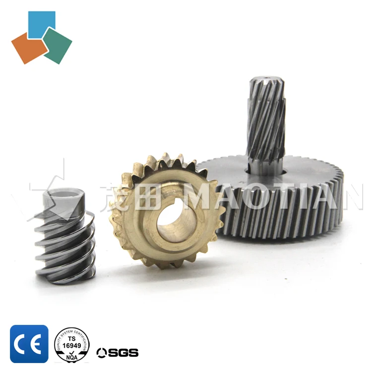 
Chinese professional supplier worm gear set running smoothly in low noise / steady velocity ratio / self-locking 