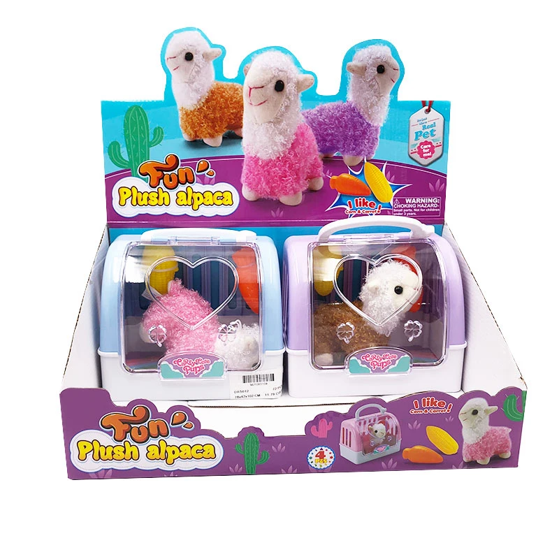 Carry case animal plush toy cute animal soft mini plush toy cartoon stuffed whale toy for kids play