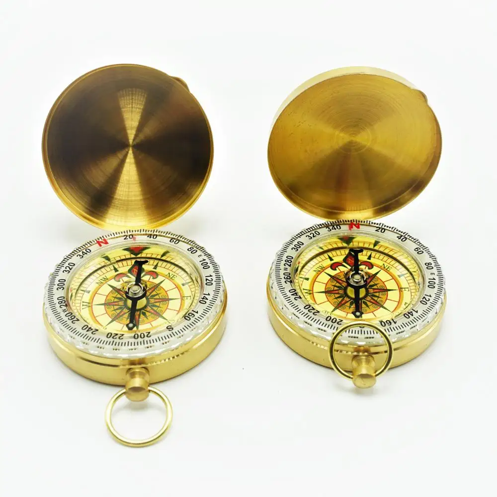 Distribution pocket watch vintage flip compass