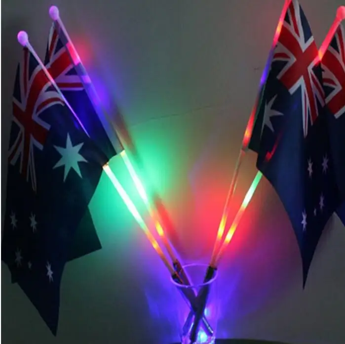 
Custom printed polyester mini hand held american USA flag for sale 