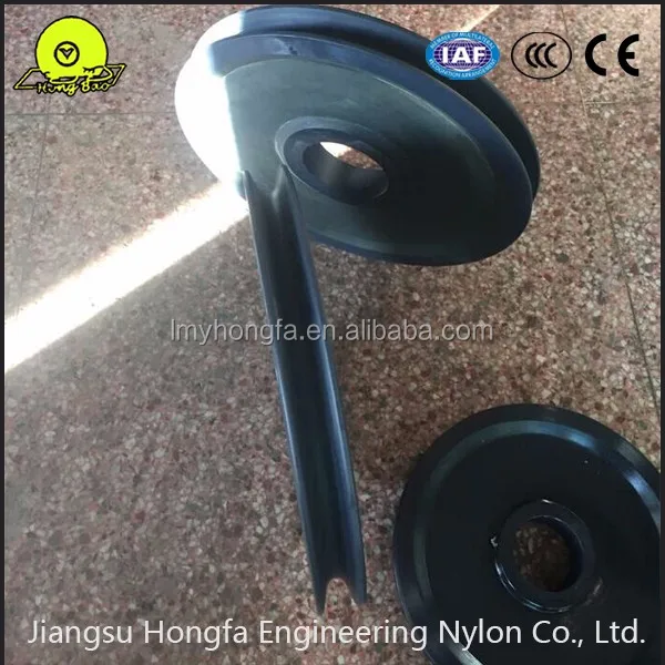 
plastic nylon wire rope pulley for mobile crane 