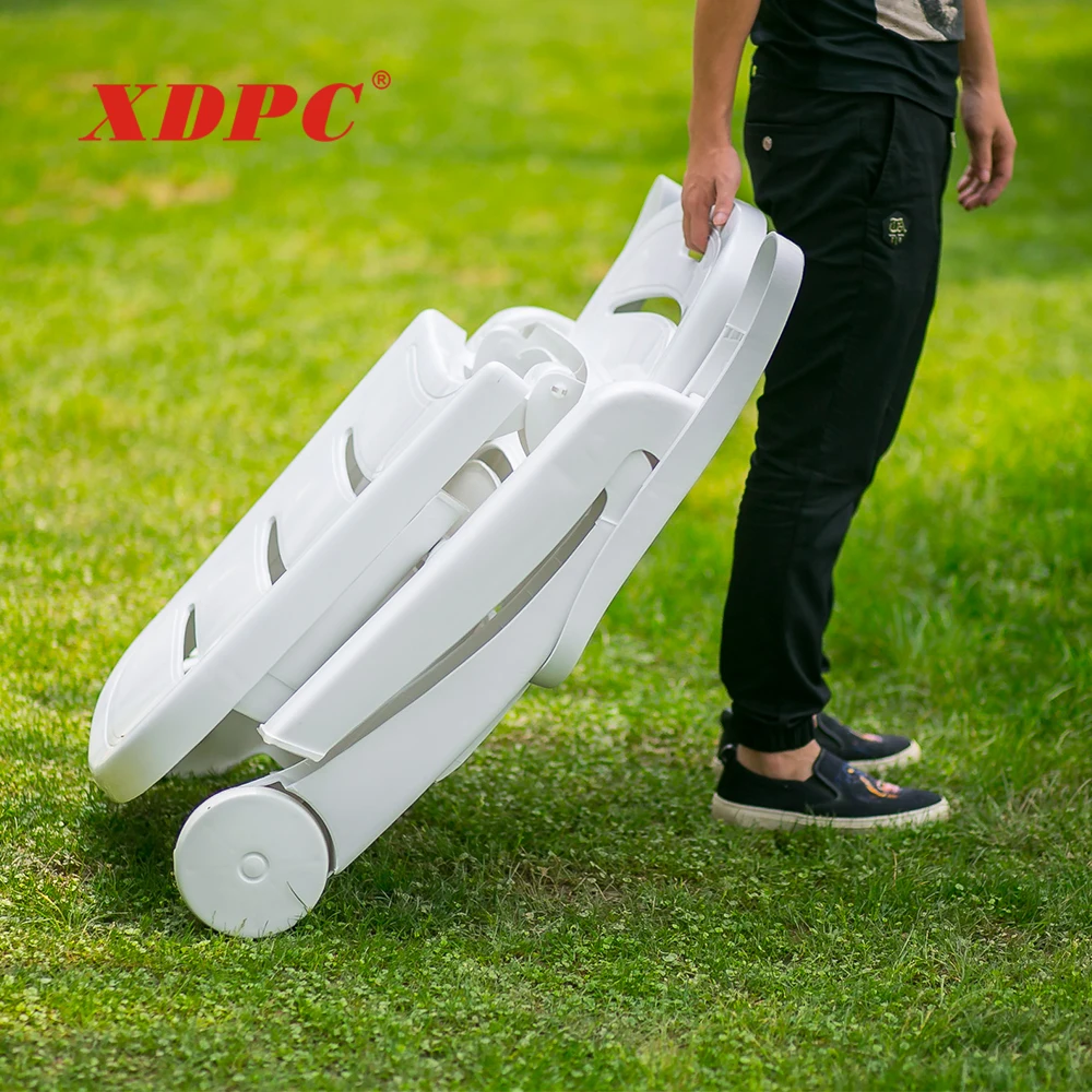 New arrival plastic beach chair lounger swimming pool chair