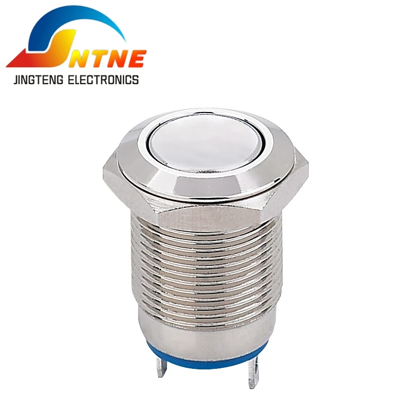 12 мм Металл кнопочный переключатель JT 12C-P10Y