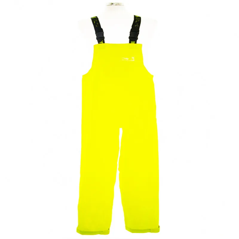 KM OEM Flame resistant Wet Weather Bib Overall/ PVC water proof rain pant