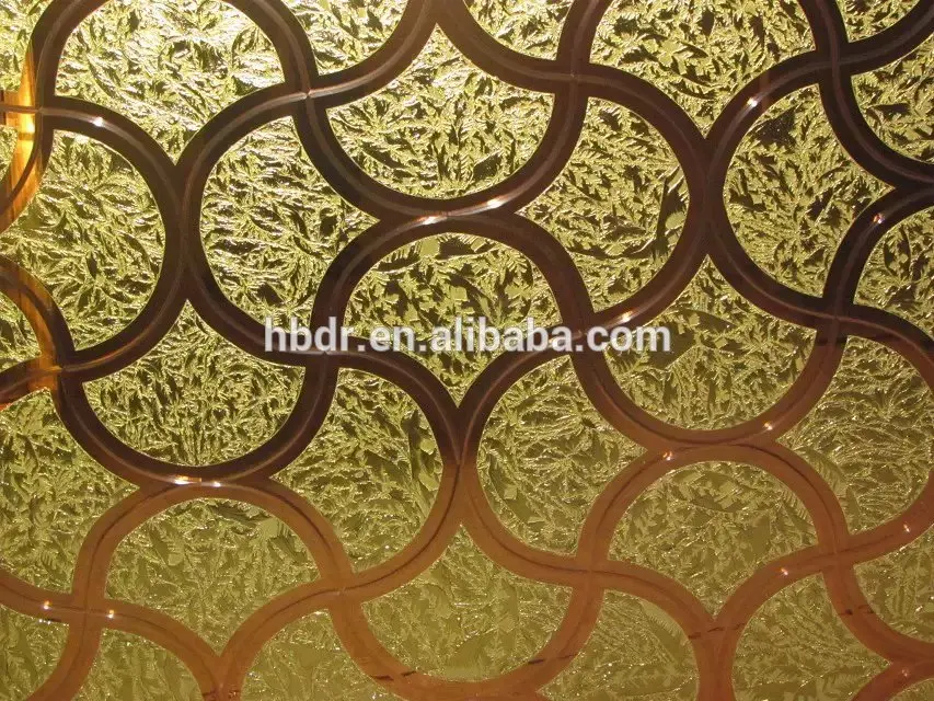 China Supplier Custom Shape 5mm Decorative Glass wall art Used For Decoration