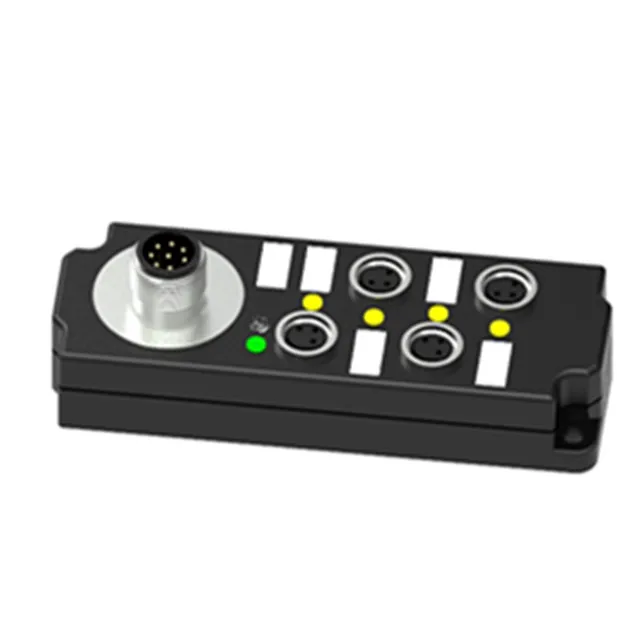 
female IP67 M8 4 ports distribution box connector 