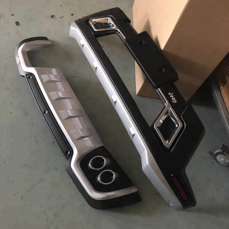 High quality car accessories front & rear bumper protector for jeep Compass 2017