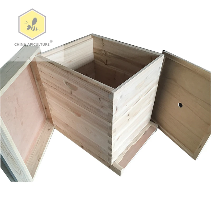 Hot sale with low price bee hive wooden dadant beehive
