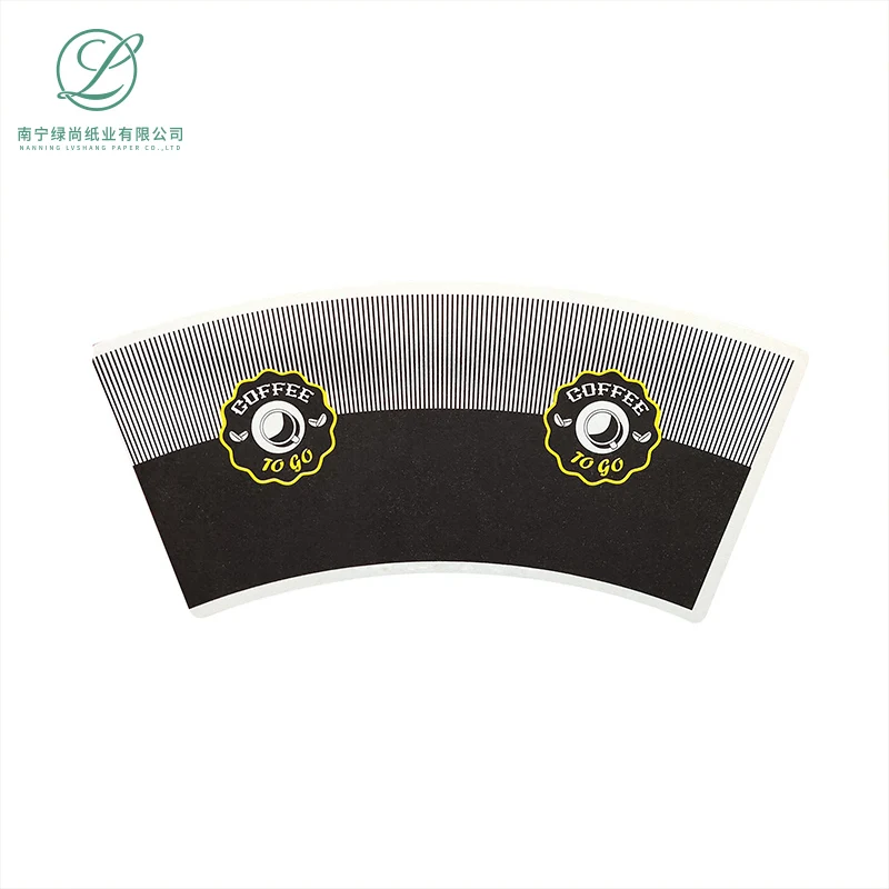 Double PE Coated Paper Cup Fan Disposable Paper Cup Making paper cup fan raw material