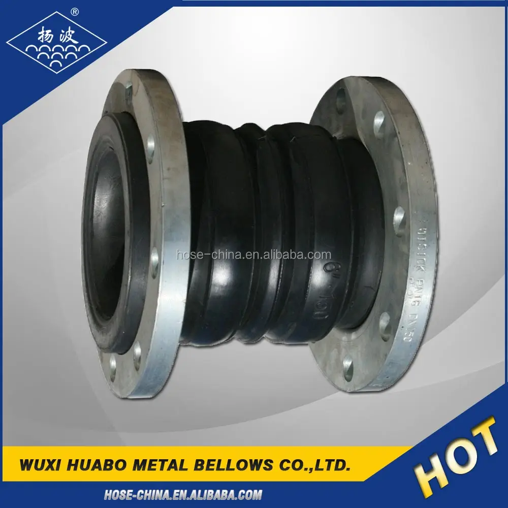 High Flexibility Rubber Bellow Expansion Joint with Flange