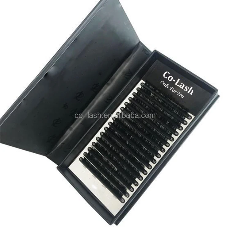 Synthetic Hair Material dlux professional eyelash Extension for beauty salon