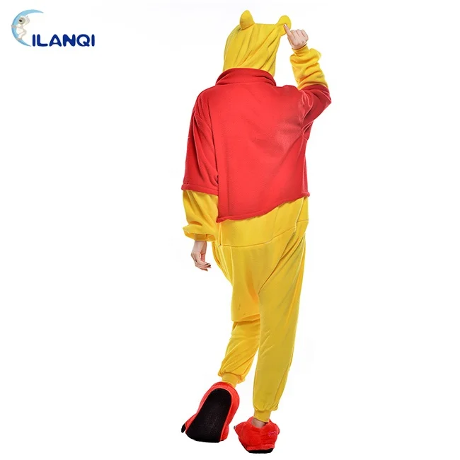 
Cute Cartoon Bear Adult Women Onesie Pajamas For Home 