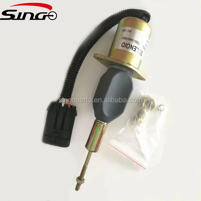 12v diesel engine fuel stop solenoid valve 1751ES-12A6UC4B3S1 SA-4160-12 for new holland 8770 8970